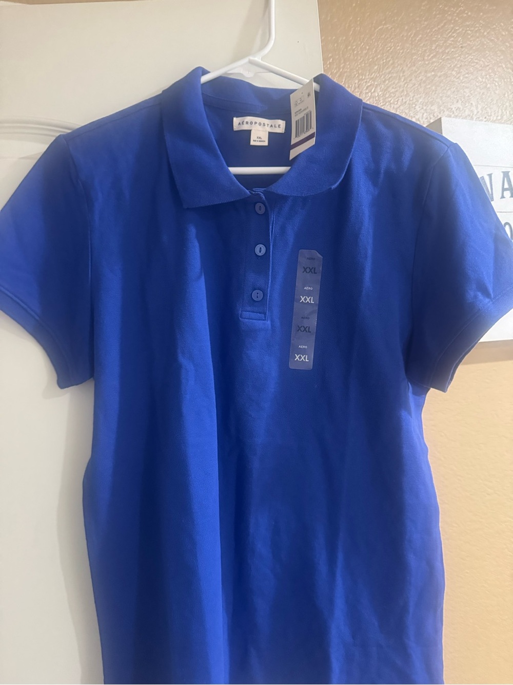 Aeropostale Blue Short Sleeve Polo